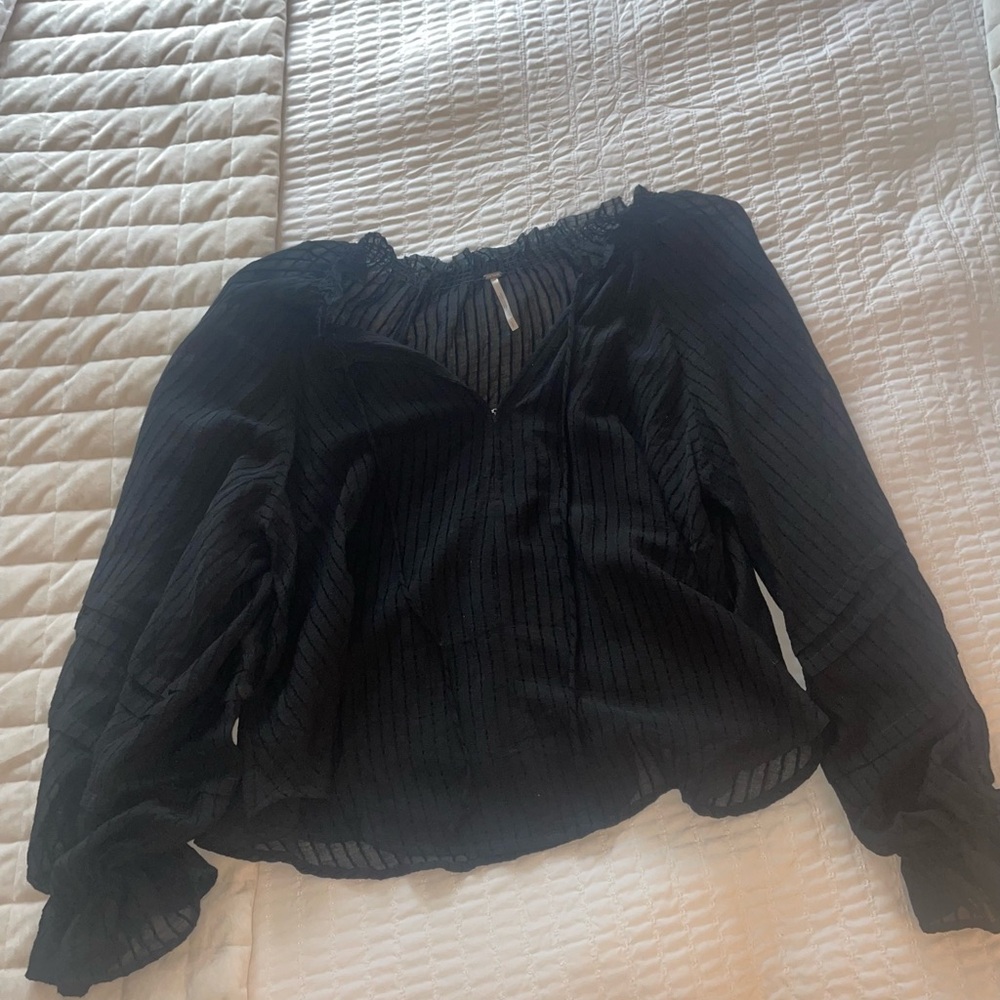 Elegant Black Women's Top